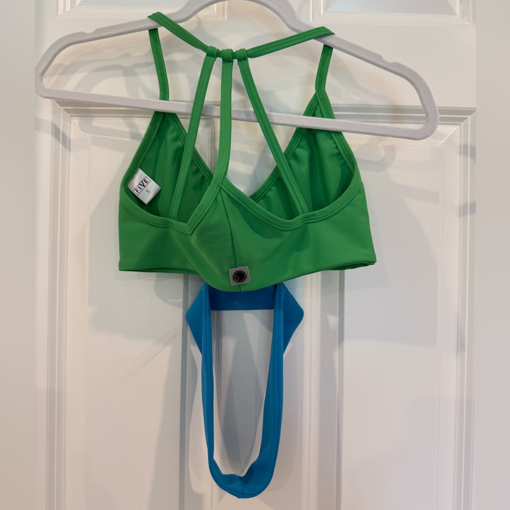 FIVE Dancewear maverick bra green/blue - Adult S - Picture 4 of 4